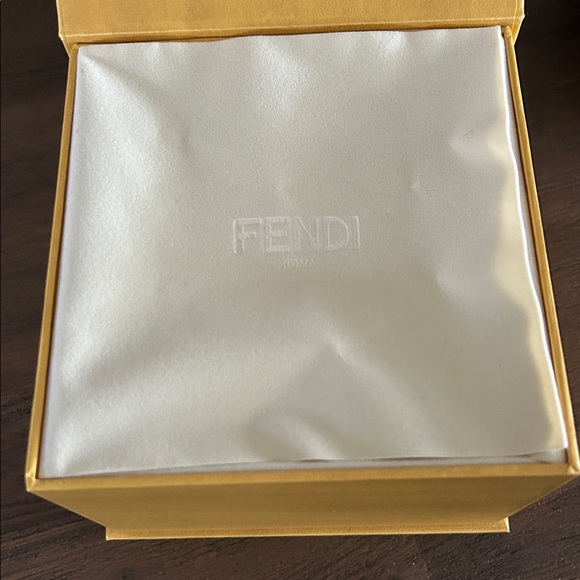 Fendi Python Leather Magnetic Brooch - Picture 11 of 15